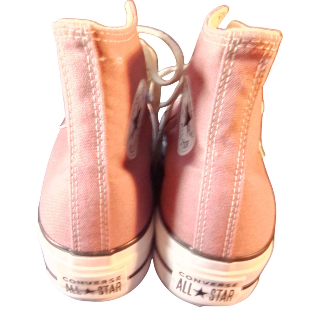 Converse Chuck Taylor All Star Lift High Top Pink Sneakers SKUW371 - Picture 3 of 7